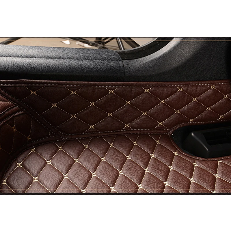 

KADULEE PU leather car floor mat for Mercedes benz E Class w211 2005-2016 2017 2018 Custom auto foot Pad automobile carpet cover