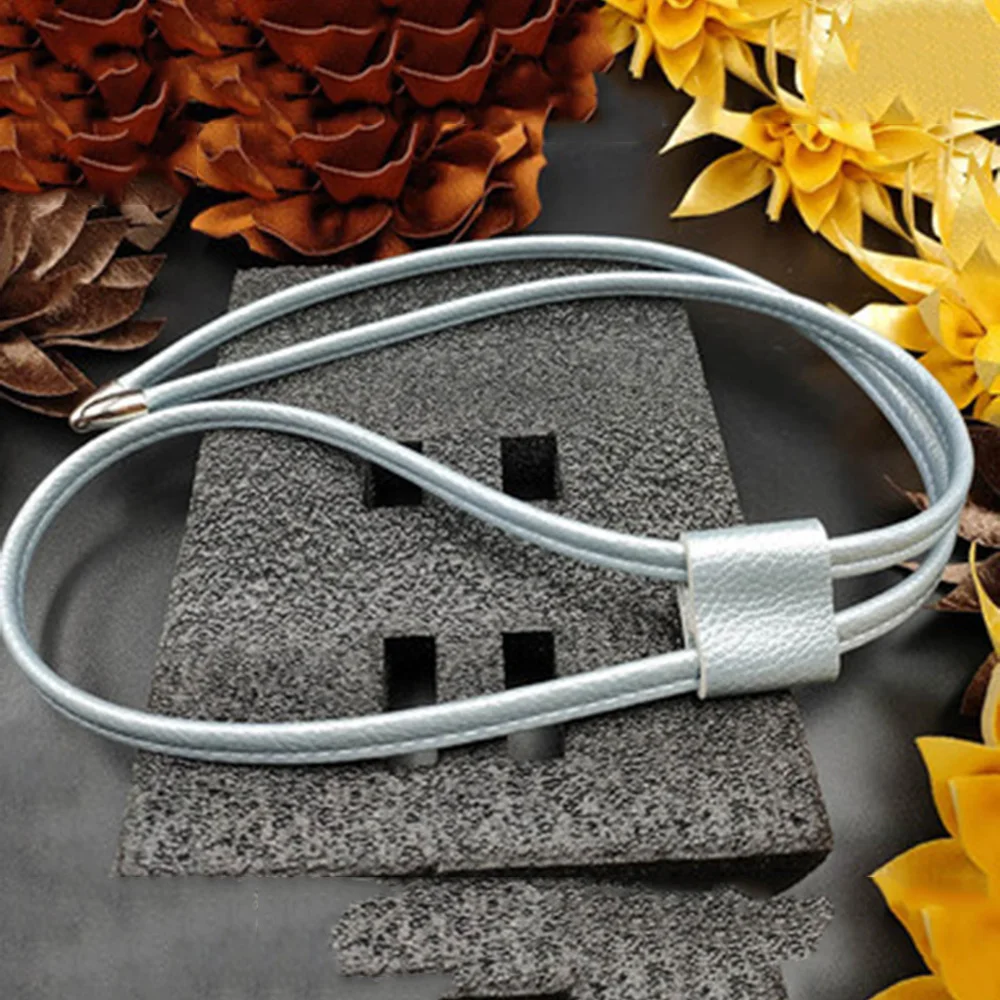 

Women Detachable Pu Leather Bag Strap Diy Replacement Bucket Bag Drawstring Rope Backpack Beam Pocket Purse Accessories