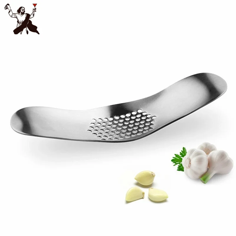 

Hot Sales Stainless Steel Garlic Press Grinding Slicer Mincer Metal Multi Ginger Crusher Chopper Cutters Kitchen Accessory