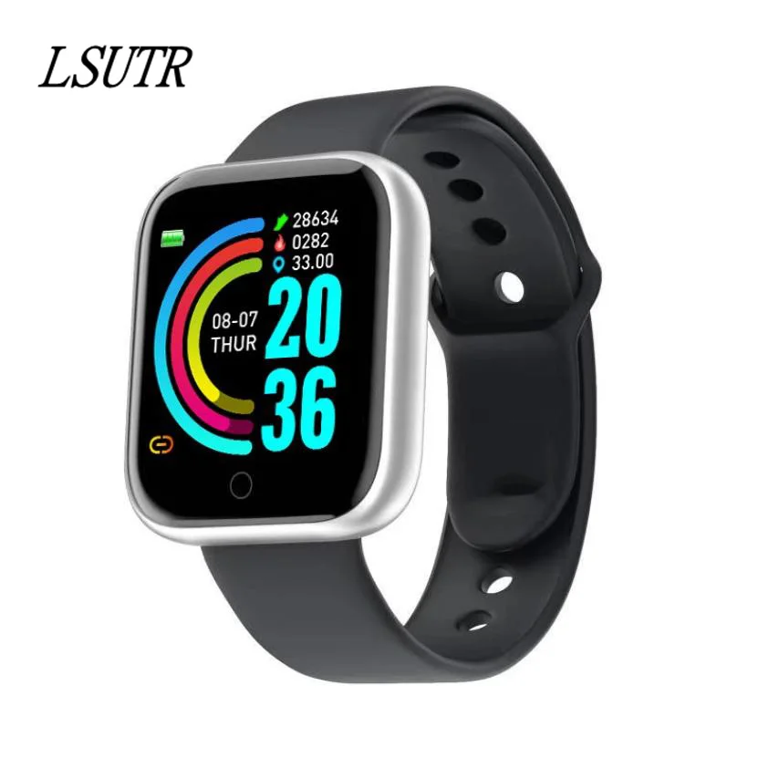 

Y68 Women's Smart Watchs Wristband Bluetooth Blood Pressure Fitness Tracker Heart Rate Monitor Sport Smartwatch for IOS Android