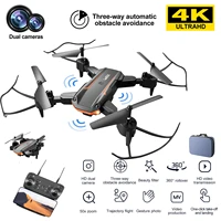 new ky603 mini drone 4k hd professional camera wifi fpv foldable obstacle avoidance altitude hold mode rc quadcopter toys boys