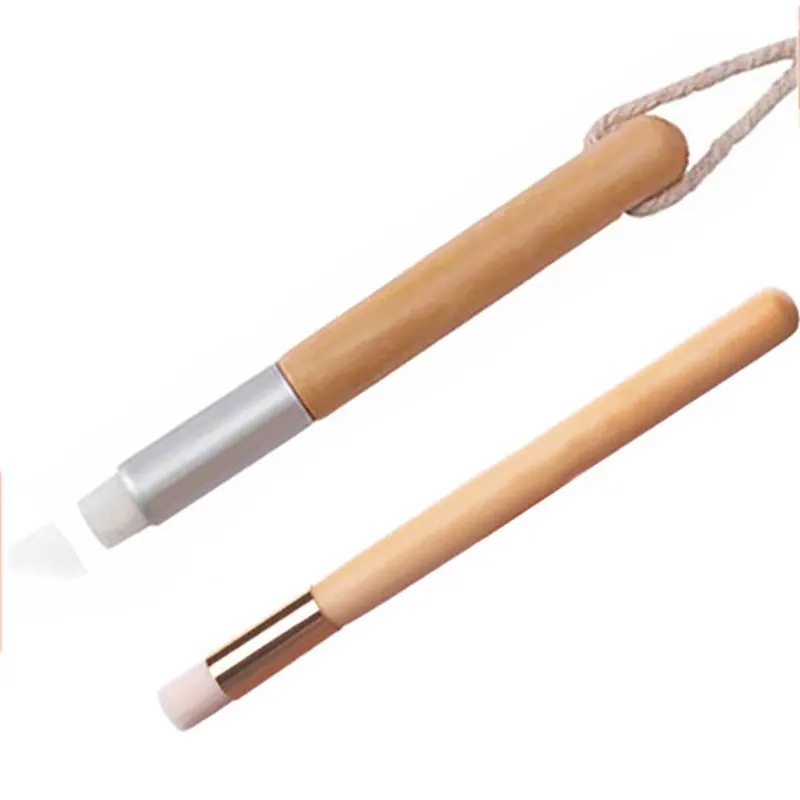 

Wood Handle Exfoliating Facial Cleansing Brushes Eyebrow Nose Pore Blackhead Eyelash Clean Brush Skin Care Cleaner Makeup Tools