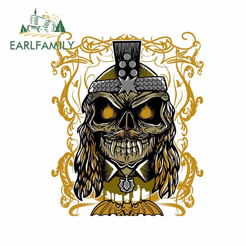 

EARLFAMILY 13 см x 7,3 см для Vlad Draculea наклейка устойчивая к царапинам оконная устойчивая к царапинам Виниловая наклейка для мотоциклетного шлема