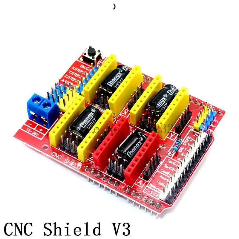 ЧПУ щит V3 гравировальный станок 3D печать + 4 шт. DRV8825 Плата расширения драйвера для