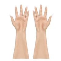 female silicone arm cover delicate and realistic skin suitable for burn crossdresser removable nails