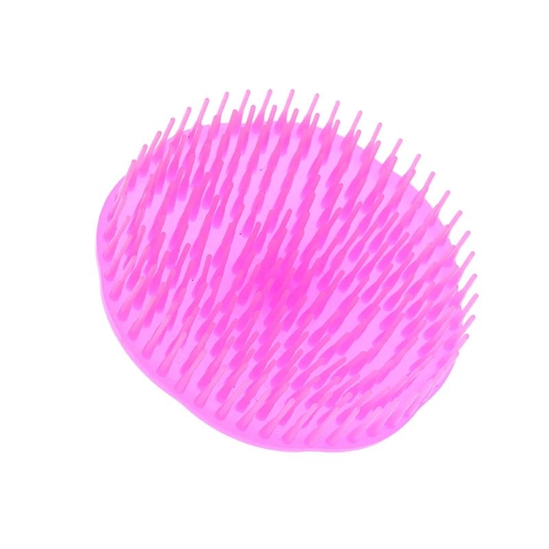 1 шт. силиконовый массажер для головы шампуня бодрящей кожи расческа душа мытья