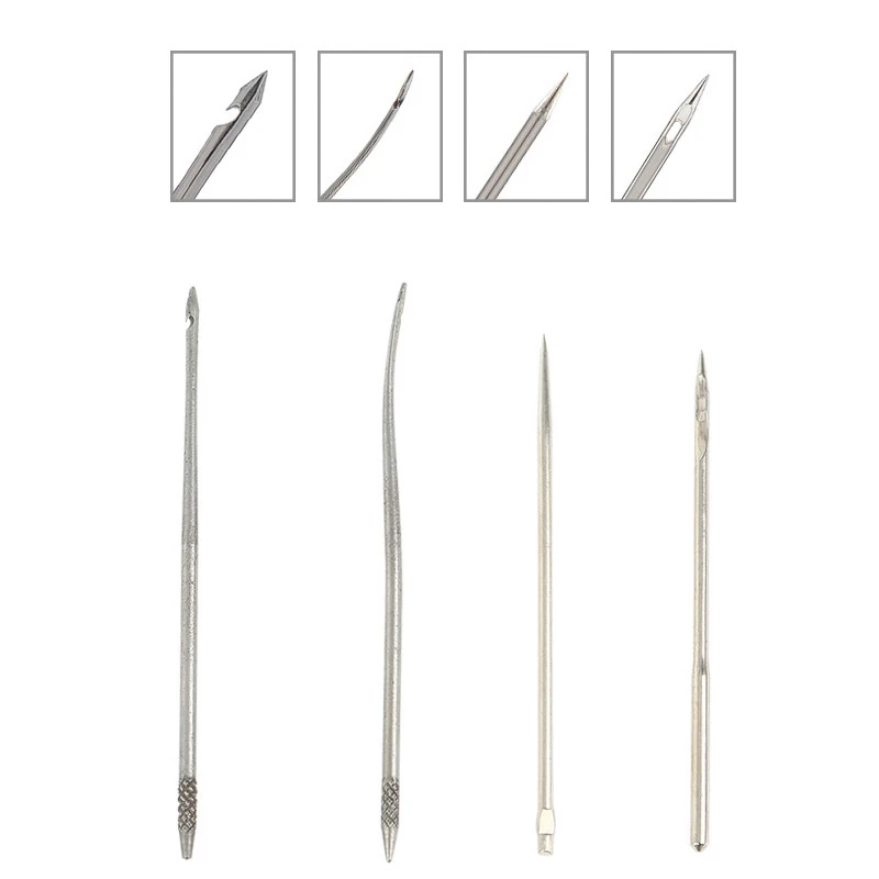 4 шт. иглы ручной БРОШЮРОВЩИК набор инструментов из плотной ткани нитки для шитья