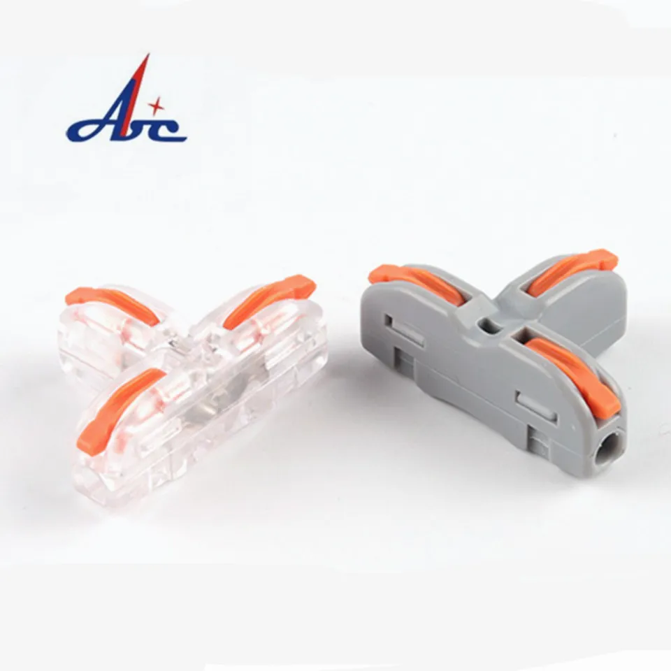 Новый универсальный Т-образный Вставной соединитель для проводов Клеммная