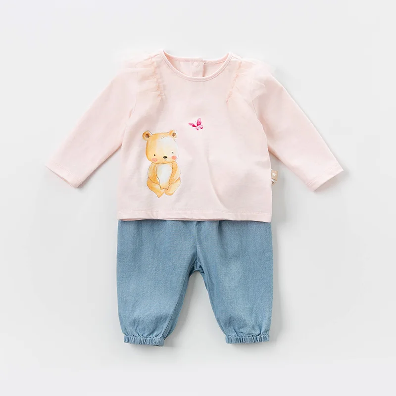 Детские однотонные брюки с бантом на весну | Мать и ребенок