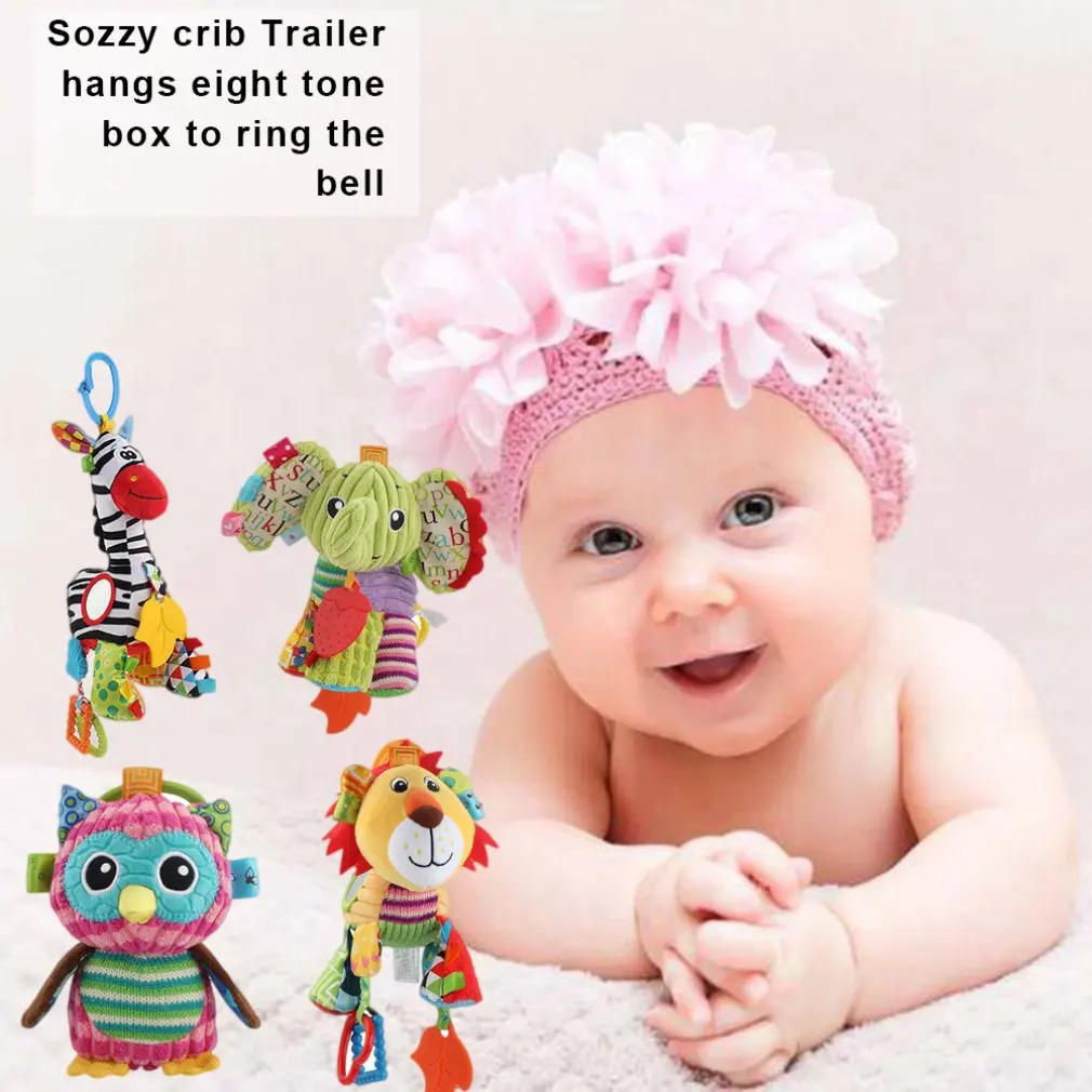 Детская Подвеска для кровати музыкальная шкатулка колокольчик кукла мультяшная