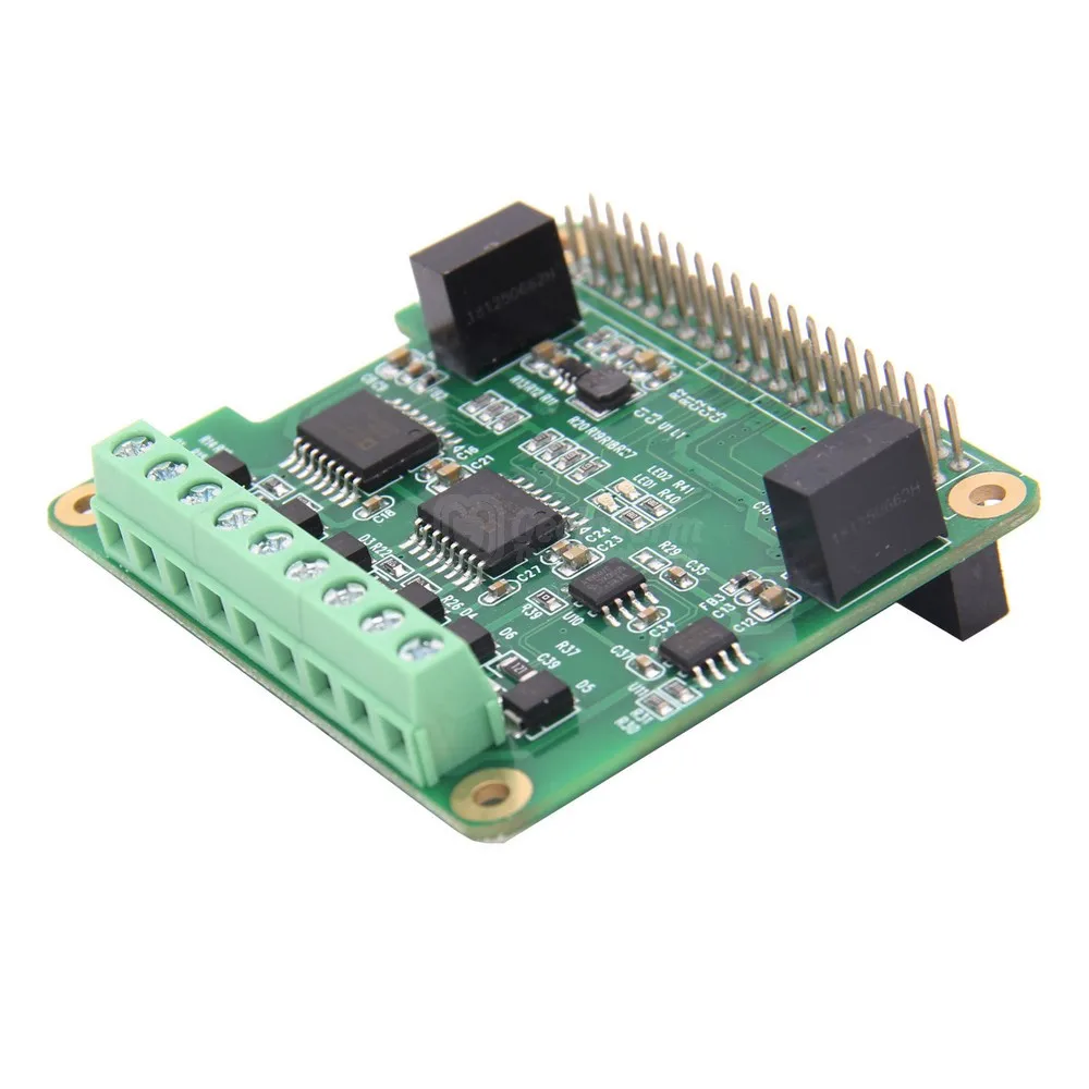 RS485 и CAN промышленный модуль связи через интерфейс SPI для Raspberry Pi 4 Model B/3B +/3B/2B/Zero W |
