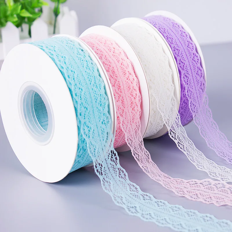 

Flower Bouquet Packaging Material Pure Color Lace Ribbon Ribbon Gift Packaging Ribbon Flower Shop Supplies Ribbon
