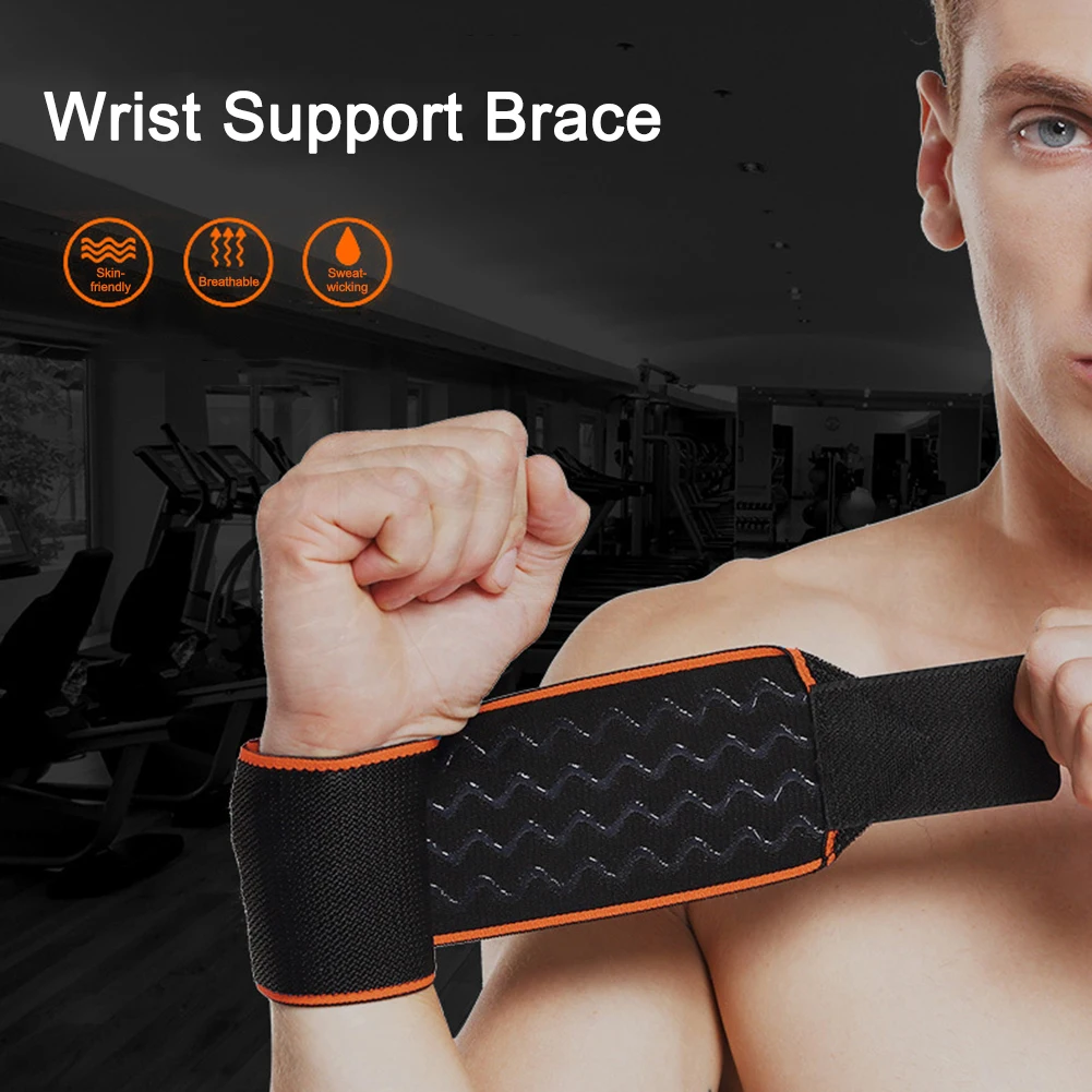 

Wrist Sweatbands Sports Wristbands with Anti-Slip Strips Suitable for Fitness, Basketball, Baseball, Gym Sports