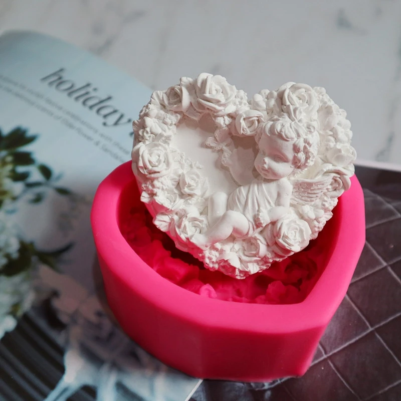 

Angel Rose Handmade Soap Silicone Mold DIY Soap Making Mould