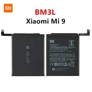 xiao mi 100 orginal bm3l 3300mah battery for xiaomi 9 mi9 m9 mi 9 bm3l high quality phone replacement batteries free global shipping