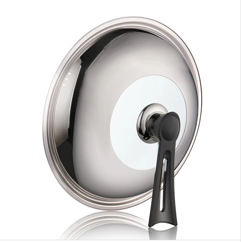 28 42 см крышка для посуды из нержавеющей стали закаленного стекла сковороды