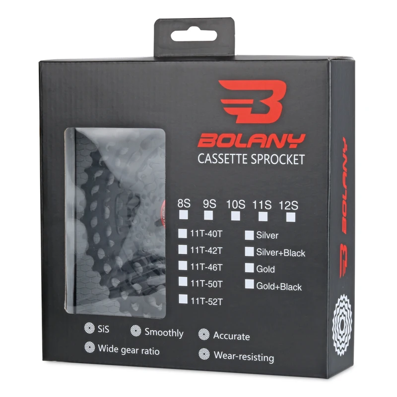BOLANY велосипед Freewheel MTB 11 50t 10 скоростной Сверхлегкий Кассетный 376g горный CNC