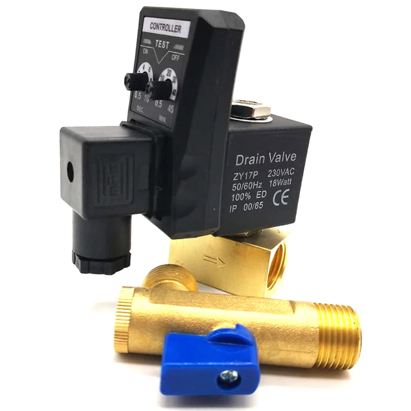 Горячая Распродажа 1/2 электронный сливной клапан воздушный компрессор фильтр