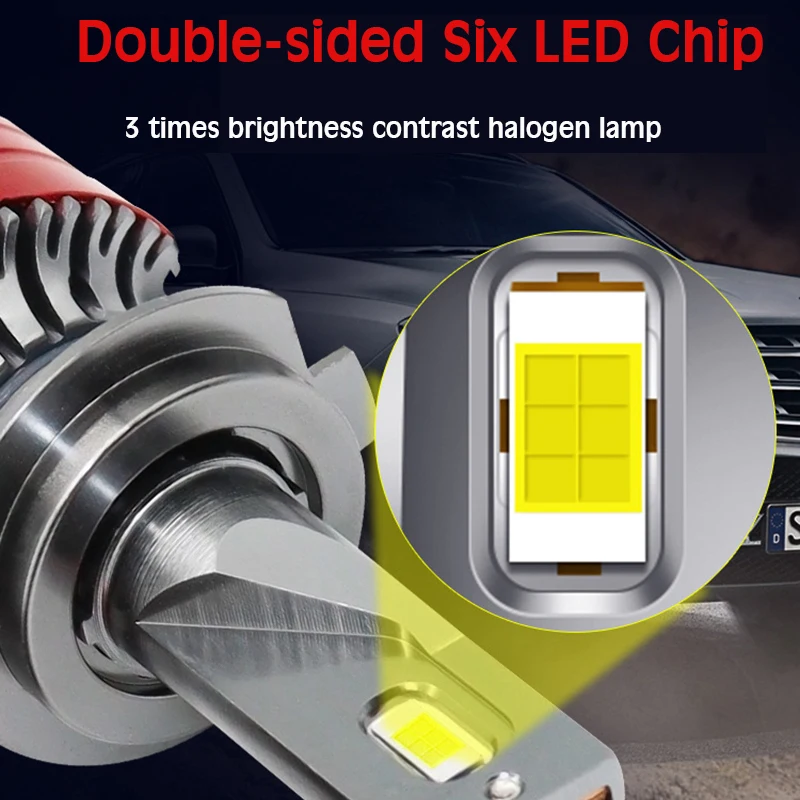 Автомобильные Сверхъяркие Лампы Canbus для фар Nissan Sentra 2014 - 2017 светодиодный ные фары