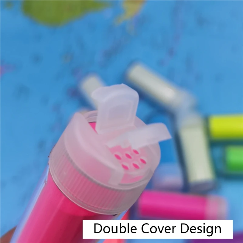 

12 цветов, двухстворчатый светящийся порошок в бутылках, желто-зеленый светящийся порошок