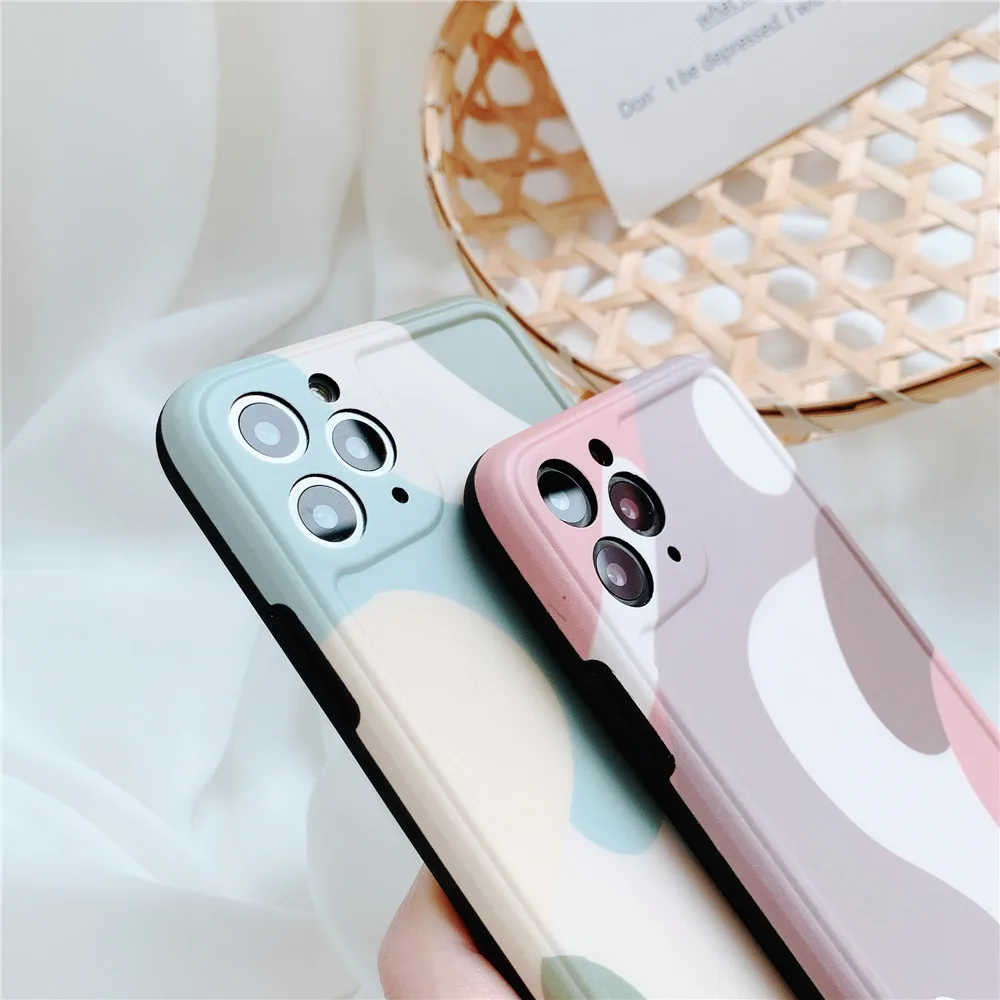 Комбинированный цветной тренд для Iphone 11 чехол X XS Max XR 6S 8 7 Plus телефона гибкая