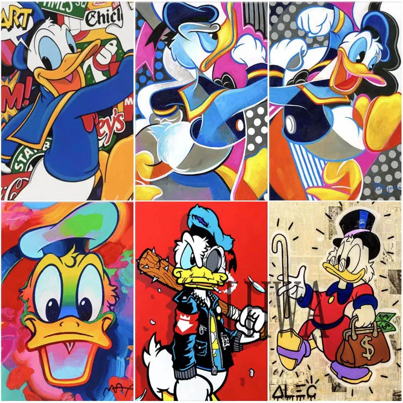 

Disney Donald Duck 5D DIY Diamond Painting Embroidery Cross Stitch Set Handmade Gift Home Decoration Gift