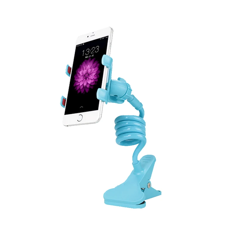 Креативный ленивый держатель для мобильного телефона гибкий прикроватный на 360