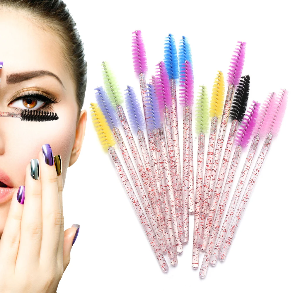 Глаза танцы одноразовые 50 шт. Хрустальная ресница кистей для макияжа Алмаз