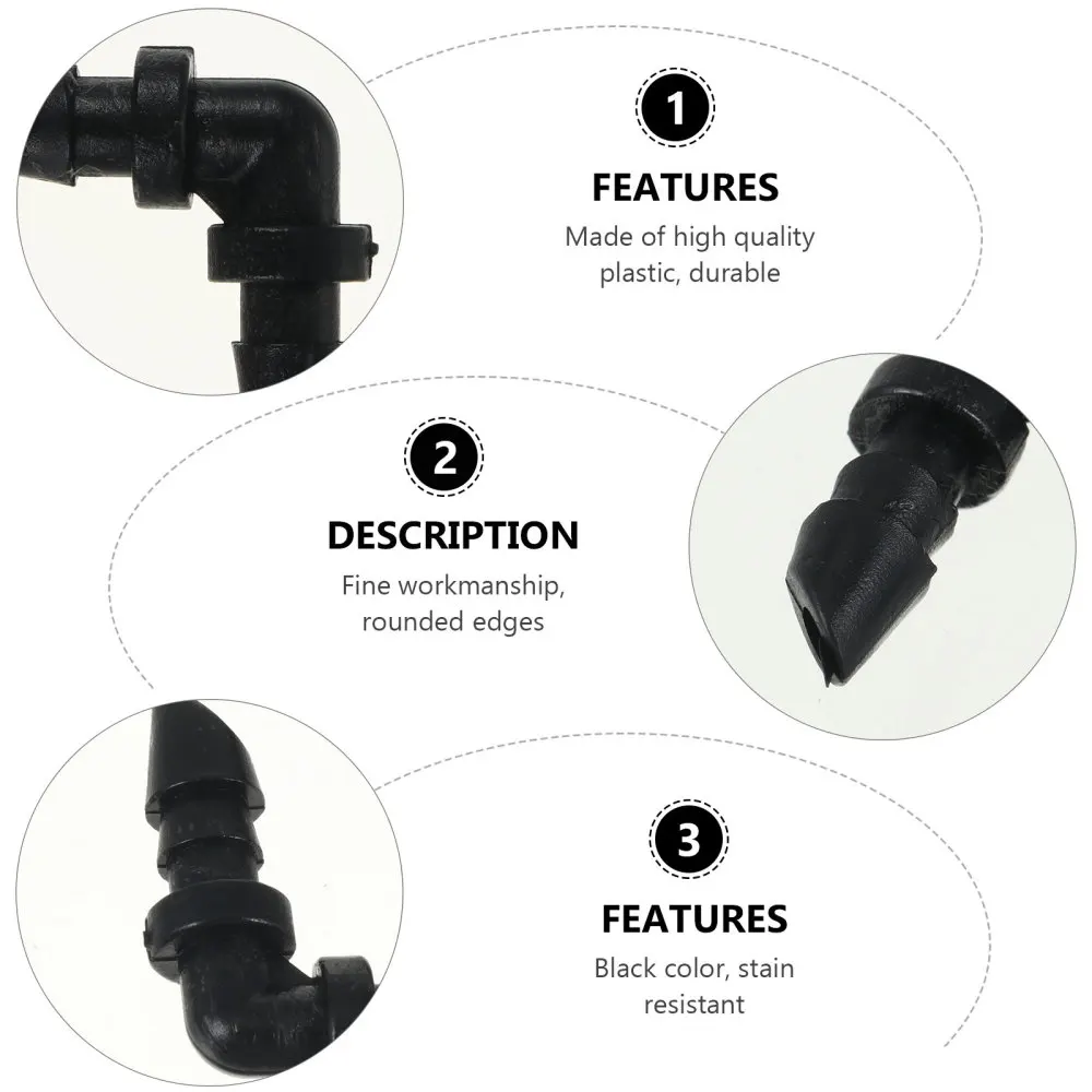 

50pcs 4/7 Inch Barb Fitting 90 Degree Elbow Fitting Hose Connector
