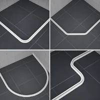 shower barrier bathroom and kitchen water stopper collapsible threshold water dam shower barrier and retention system bathroom