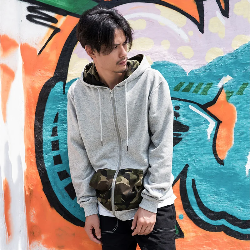 Осень 2019 мужская шляпа мужской санитарный гардероб с длинным рукавом на молнии