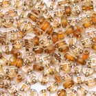 Бусины с буквами алфавита, круглые акриловые бусины, 4 х7 мм