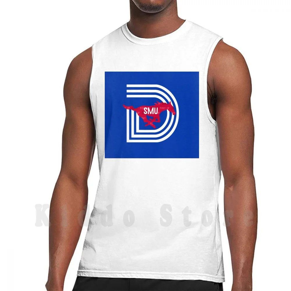 Tank Tops Vest 100% Cotton Southern Methodist University Smu Texas