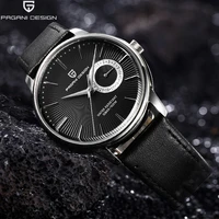 2021 pagani design top brand mens quartz business watch stainless steel waterproof leather automatic date watches montre homme