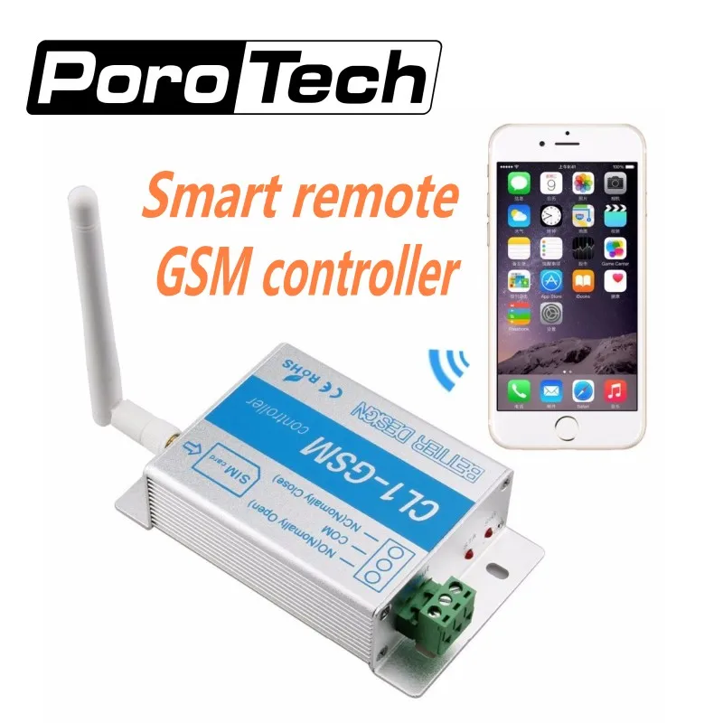 

CL1-GSM Wireless Remote Controller GSM & SMS Smart Switch socket for Home Security Gate Barrier Shutter Garage Door opener