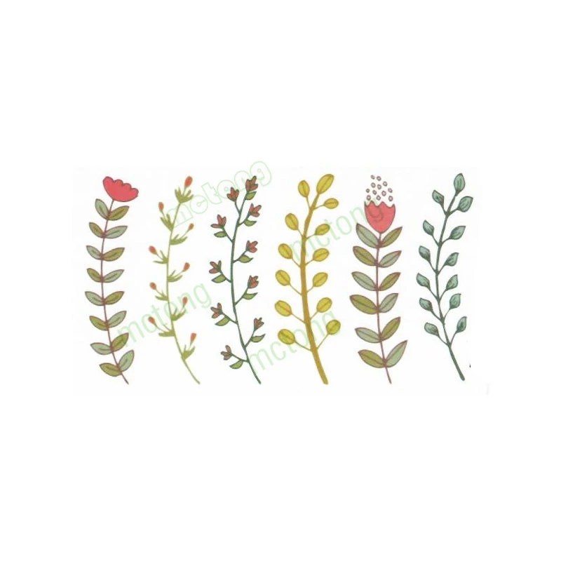 Чехол с цветами листьями и татуировками водонепроницаемый временная вспышка