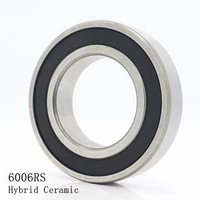 6006 hybrid ceramic bearing 30x55x13 mm abec 1 1pc bicycle bottom brackets spares 6006rs si3n4 ball bearings