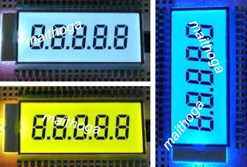 40 контактная TN позитивная 5 цифровая сегментная ЖК панель с