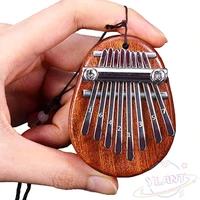 sw mini kalimba 8 key thumb piano great sound finger keyboard musical instrument cute accessory pendant gift for kid girlfriend