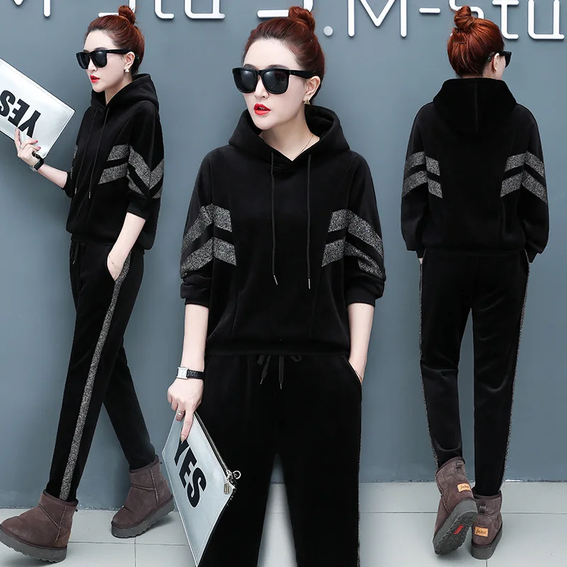 Комплект из 2 предметов спортивная одежда с длинными рукавами Модный