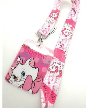1 шт. популярный мультфильм Мэри коты шеи ремни ремешки мобильный телефон ID карты