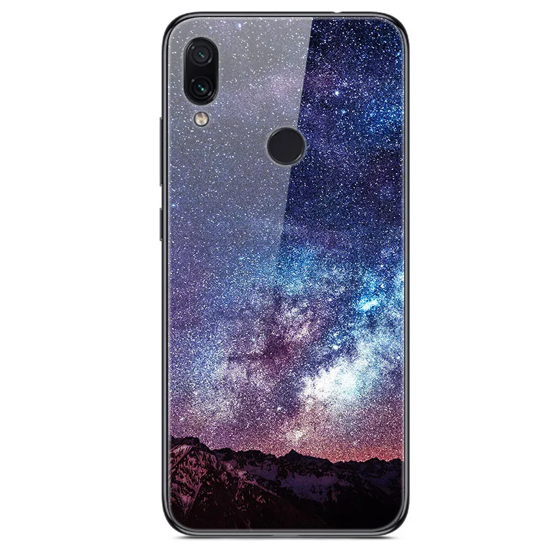 23 Для Xiaomi Redmi Note 7 Чехол из закаленного стекла твердая задняя крышка для Xiomi Redmi Note7 мягкий чехол для телефона бампер на Redmi Note 7 Pro - Цвет: 23
