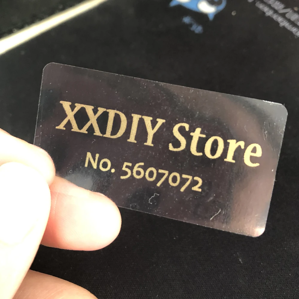 XXDIY 100 шт прозрачные наклейки на заказ для персонализации прозрачная этикетка дня