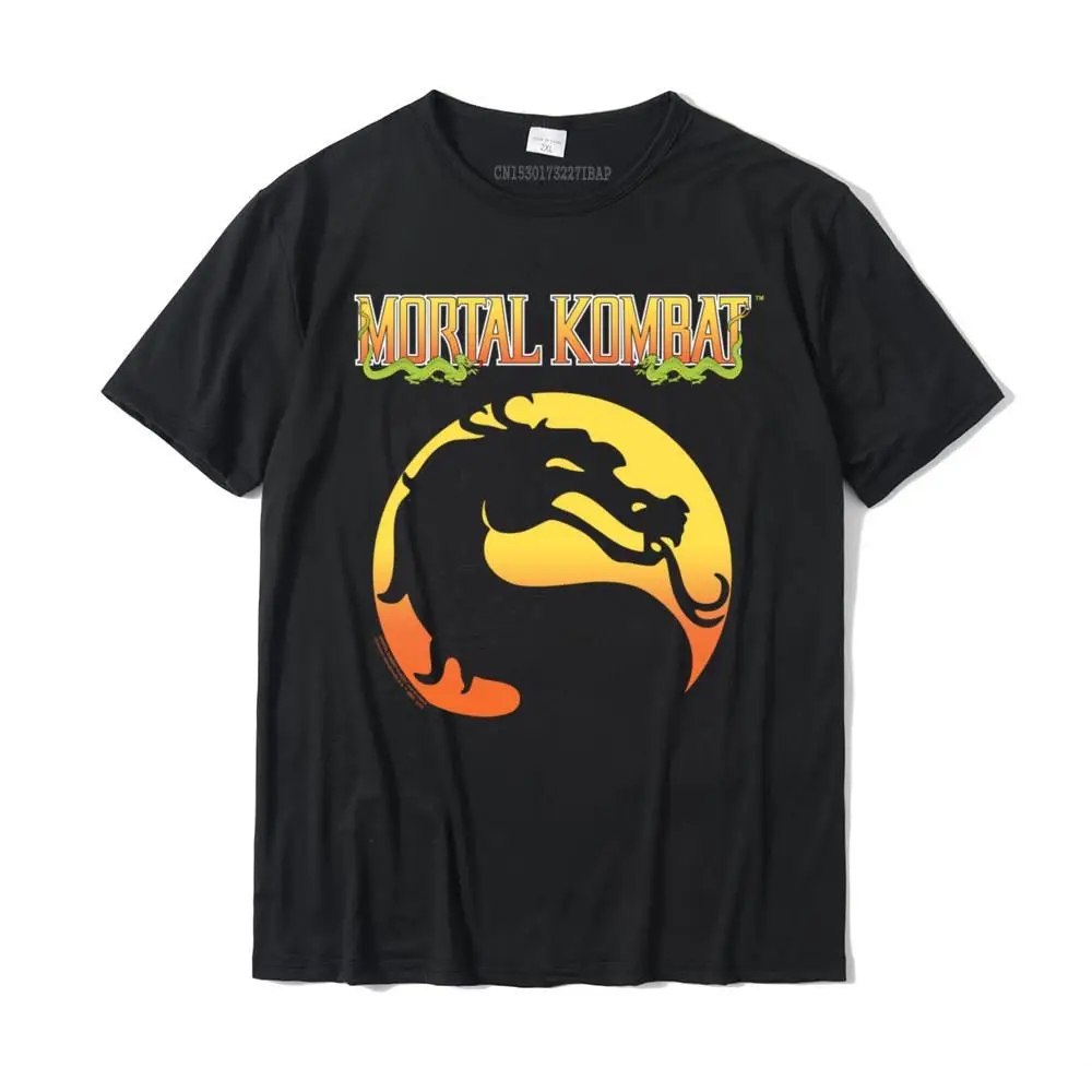 

Mortal Kombat Klassic Logo Pullover Hoodie T Shirts Funny Normal Cotton Mens Tees Classic Harajuku Christmas Tee Shirt