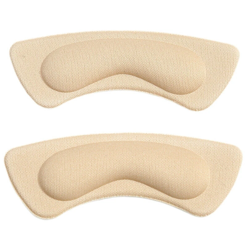 

Women Plain 1 Pair Heel Cushion Grips Liner Self-adhesive Foot Care Protector