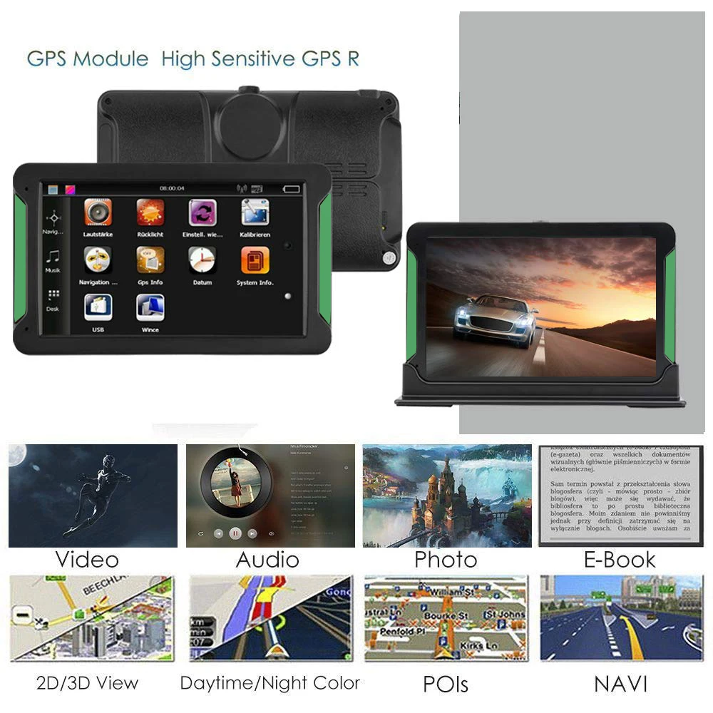 Автомобильный gps навигатор 7 дюймов HD lcd емкостный экран автомобиля FM Navitel спутниковая навигация грузовик gps навигатор автомобильные аксессуары последние