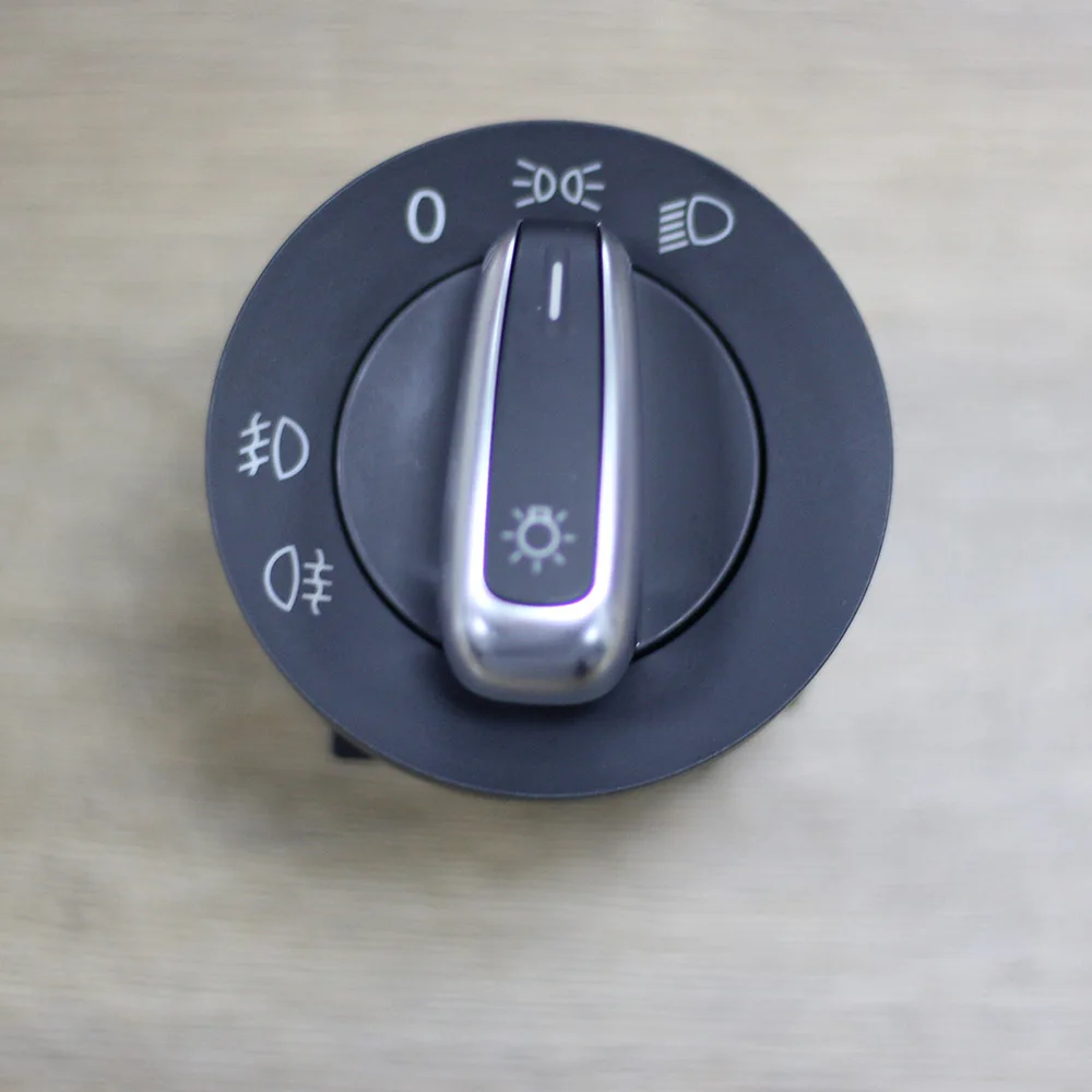 Авто противотуманная фара хромированный переключатель управления фар для VW Passat