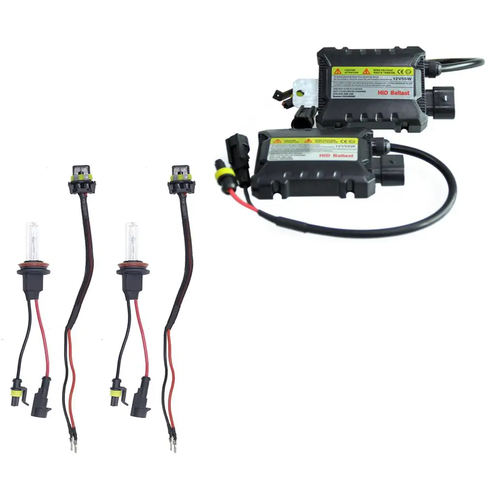 1 комплект ксеноновых ламп 55 Вт 12 В HID H11/H8/H9 фары Kit bixenon головной светильник блок