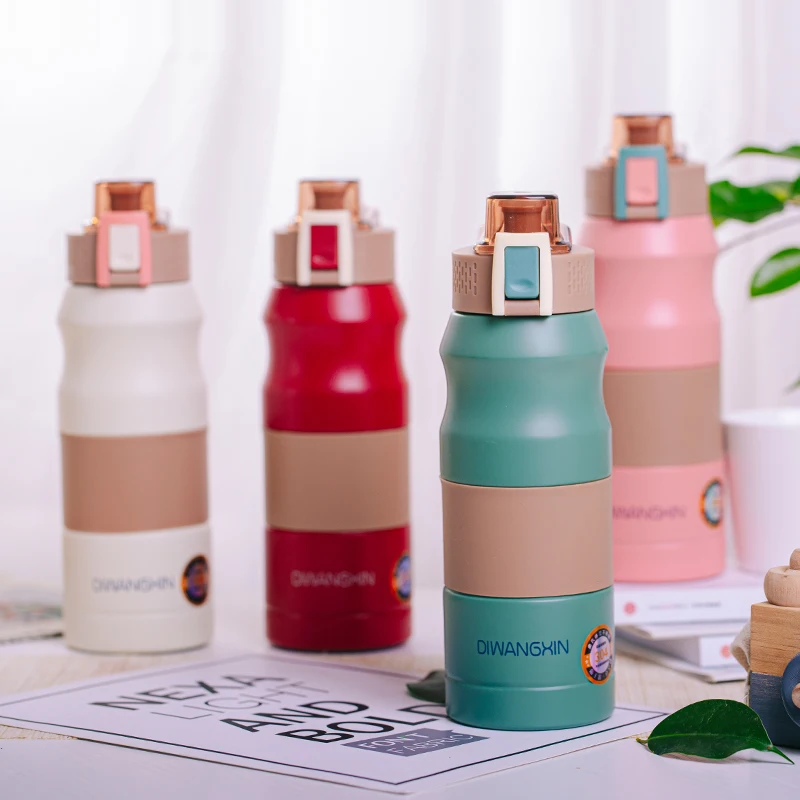 500/680 мл двойная Изолированная бутылка из нержавеющей стали термос для воды