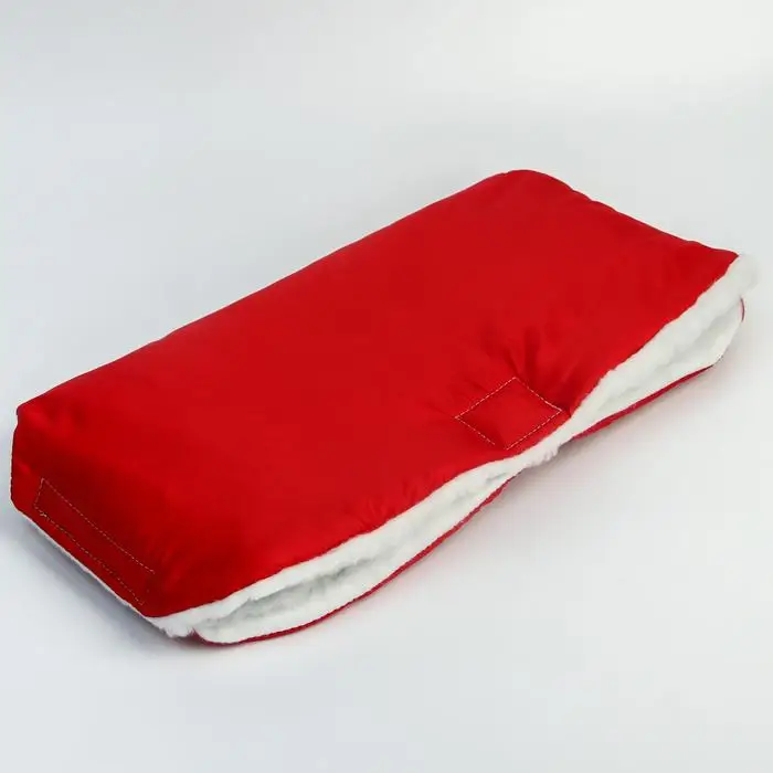 Муфта на ручку коляски цвет красный аксессуары для санок санки тюбин | Спорт и